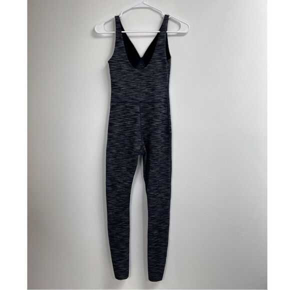 Outdoor Voices Blue Grey Freeform Unitard Jumpsuit, size XS. Tank Workout Onesie - Picture 5 of 12